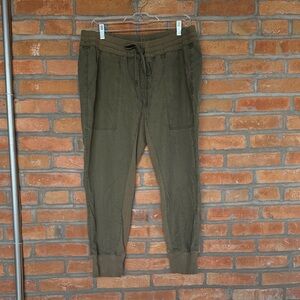 CAbi Olive Track Pants